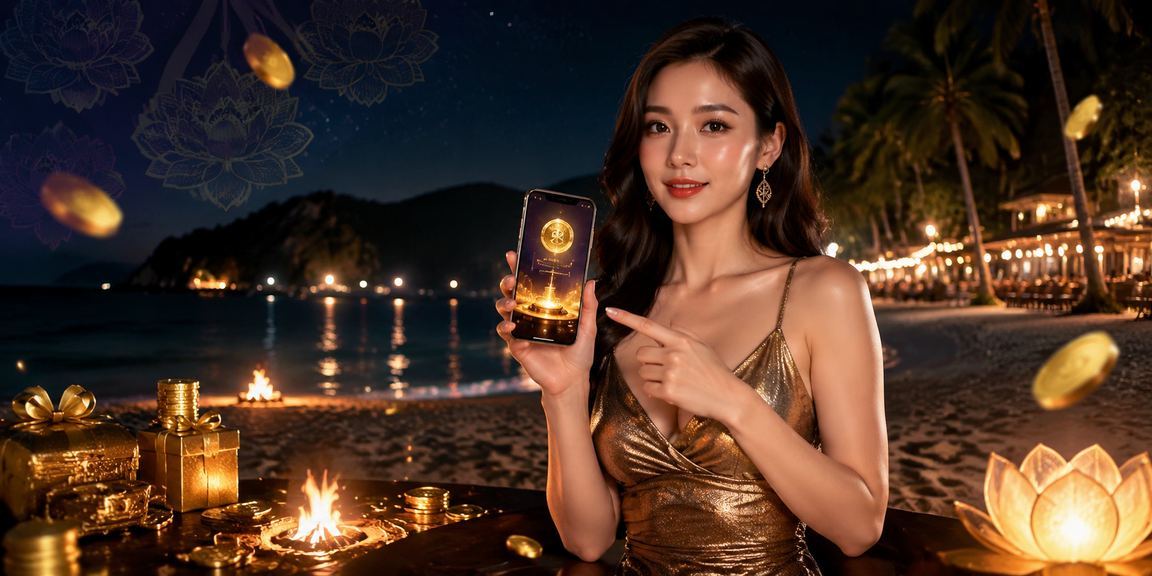 Người dùng chơi casino trên điện thoại tại bãi biển Côn Đảo trong không khí yên tĩnh buổi chiều